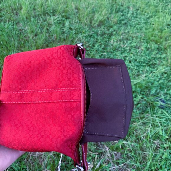 Coach Vintage Red Soho Hobo Bag - Picture 16 of 16